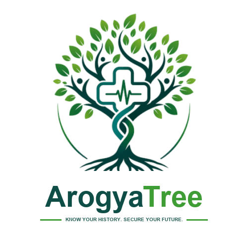 ArogyaTree healthcare family tree logo